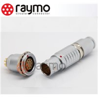 Lemo Metal  push pull Connector, Series-B 2 pin, electrical connector/cable