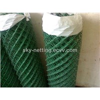 PVC coated Chain link sports fencing