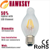 Classical Style High Lumens 100/240V E27 Dimmable Filament Lamps