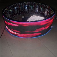 P10 Outdoor DIP Advertising LED, Video Curved Screen, Irregular Shape