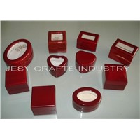 high glossy wooden jewelry box