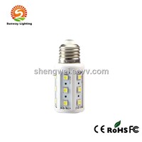 Indoor lighting led corn bulb 5W ,E27 base,360 beam angle,warranty for 3years