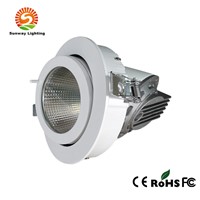 CE/ROHS/FC Gimbal COB LED Downlight