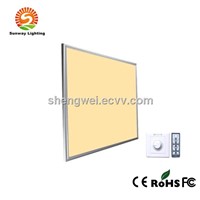 Remote controlled  LED Panel light led lamp dimmable WW/DW/PW/CW colored led panel