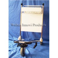 stainless steel airport luggage cart