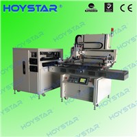 Flat automatic screen printing machines for steel sheet