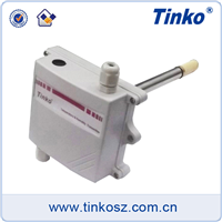 Tinko duct mounting with flange humidity temperature transmitter 0~10V output wide range (TKSD)