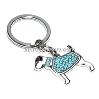 KC00015 Alloy Metal Material Promotion Gift Key chains Epoxy Dog Key ring Accessories Jewellry