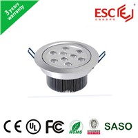 hot selling 7W 15W 18W AC85V-265V high quality led down ceiling light CE/Rohs/BV passed