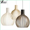 Natural modern fashion wood hanging lamp for dining & living