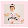 wholesale LIshui Feike Children chothes 100% cotton baby bodysuits cow print  jumpsuit set