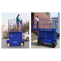 Portable moveable self propelled scissor lift platform with discount price