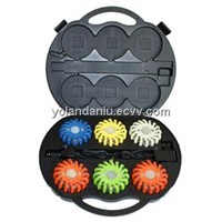 6 packs rechargeable led emergency flares