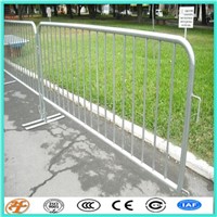 Fixed Leg Barrier with Double Flat Metal Foot Crowd Control Barrier