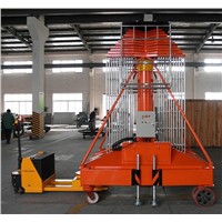 Telescopic cylinder lift platform with large bearing capacity high lifting height