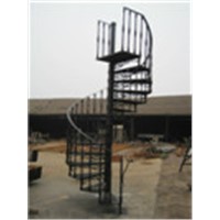 Cast iron spiral stair railings