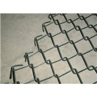 PVC Coated galvanized chain link fence green black ( DIRECT FACTORY ISO 9001)