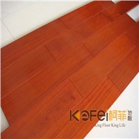 Red color hardwood balsamo wood solid flooring for interior decoration