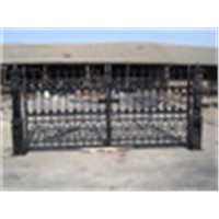 decorative casting entrance iron gate