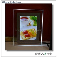 Brilliant indoor crystal fabric light boxes/ hotel light box