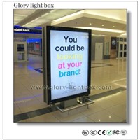 double side scrolling advertising posters light box