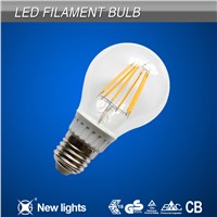 A19 A60 6W 8W Full Glass Tungsten Led Filament Bulb lighting