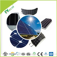 100W mono solar panel with certificates
