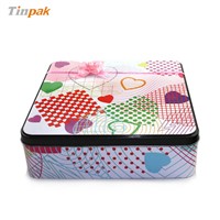rectangle biscuit tin box