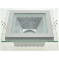 Round and Square 10w LED Glass Panel Light Lighting Lamp