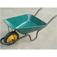 construction use galvanized tray and PU wheel wheelbarrow