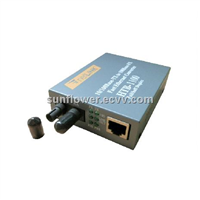 ST Fiber Transceiver/Media Converter MM Duplex For 100M