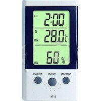digital thermometer and hygrometer for refrigeration