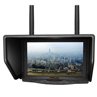 7&amp;quot; FPV monitor with dual 5.8Ghz 32 channels wireless receiver for Aerial &amp;amp; Outdoor Photography.