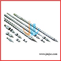 Injection screw for plastic