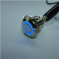 16mm illuminaed  metal sealed push button switch