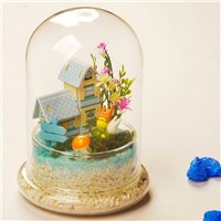 DIY Glass Microscape Bottle Home Decoration Glass Vase Friend Gift Glass Craft