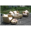 5 pieces special rattan sofa with cushions/wicker sofa set