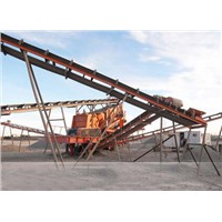 Belt conveyor for mining, quarry, building material