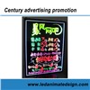 Colorful led writing board with engraved logo