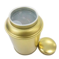 Stackable Round Tea Tin Container