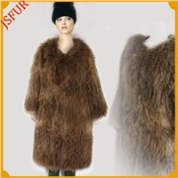 2015 winter white raccoon fur adult suitable JXfur Brand coats women's charming raccoon fur coats