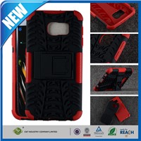 C&amp;amp;T Dual Layer Shock Absorb Kickstand Armor Spider 2 in 1 Combo Hybrid Case for SAMSUNG GALAXY S6