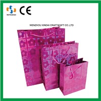Pink paper bag,luxury brands paper bag,shopping bag