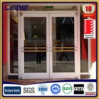 Aluminium Big Frame Spring Door for Shop and Restaurant