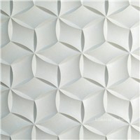 3D stone interior feature wall covering panels