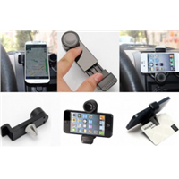 Ajustable 360 Degree rotating car air vent mount holder for mobile phone
