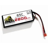 Leopard Power high rate Lipo battery for RC Heicopter 2600mah-3S-65C