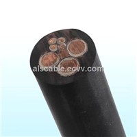 Silicon Rubber and Flame Retardant Flat Power Cable