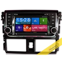 Capacitive Touch Screen Car DVD Player for TOYOTA Vios2014 with 3G/WIFI/DVR/Mirror Link Function