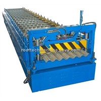 YX19-75-825 Corrugated Sheet Forming Machine   corrugated roof panel machine roll forming machine